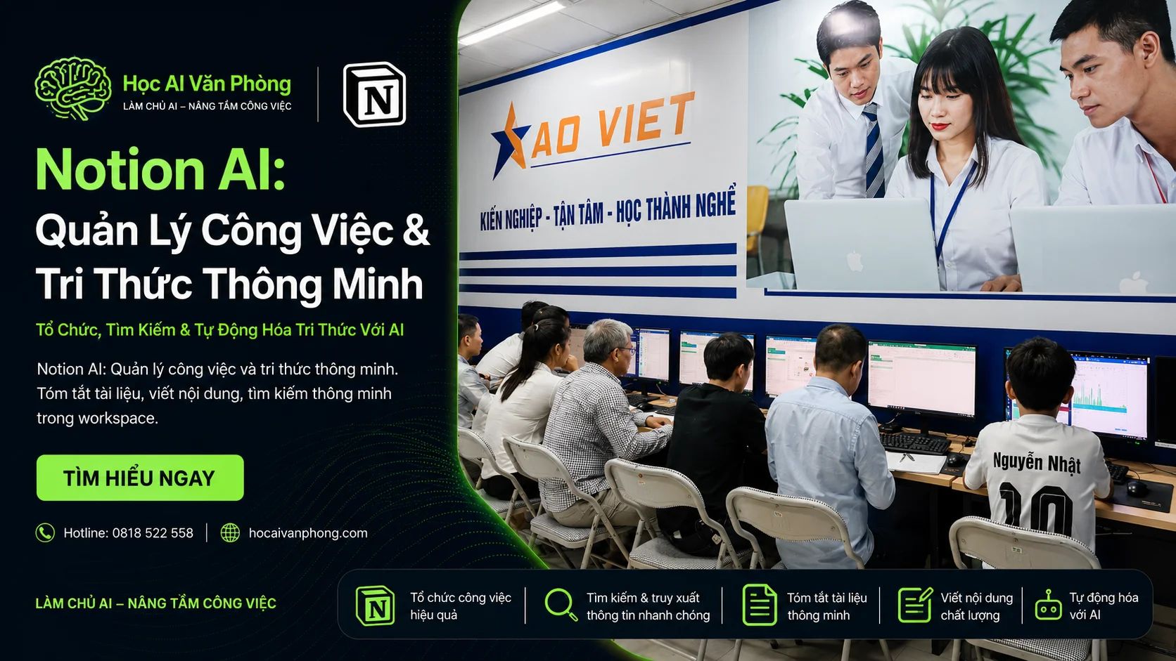 Notion AI: Quản Lý Công Việc & Tri Thức Thông Minh