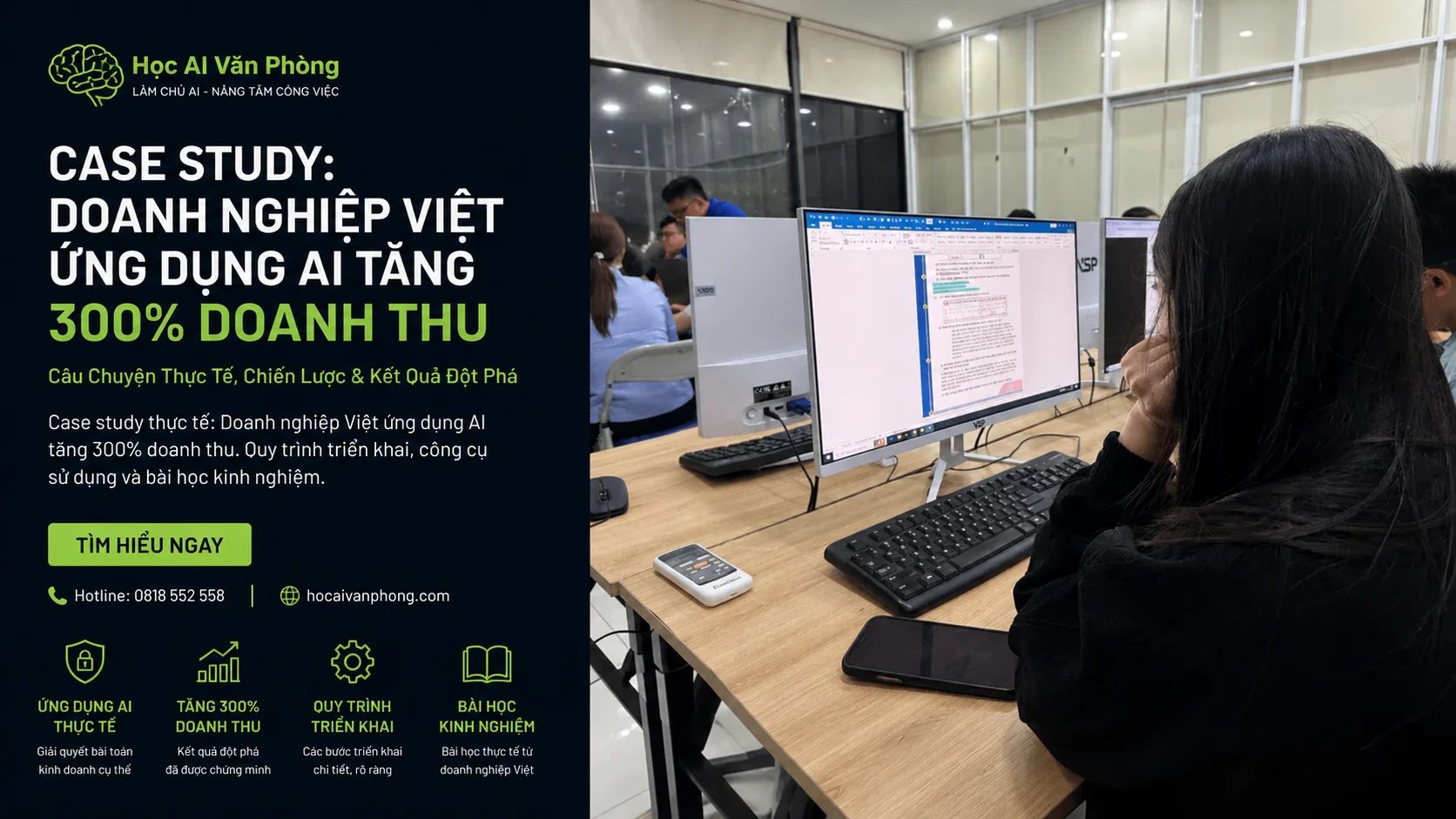 Case Study: Doanh Nghiệp Việt Ứng Dụng AI Tăng 300% Doanh Thu