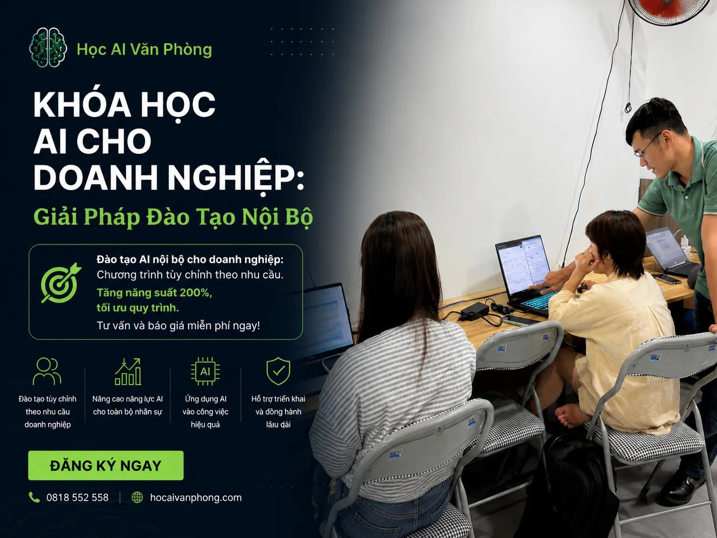 Khóa Học AI Cho Doanh Nghiệp: Giải Pháp Đào Tạo Nội Bộ