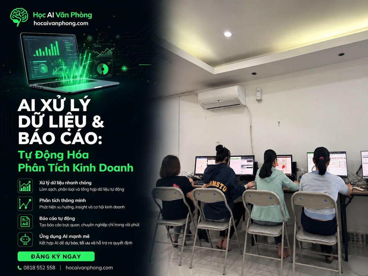 AI Xử Lý Dữ Liệu & Báo Cáo: Tự Động Hóa Phân Tích Kinh Doanh