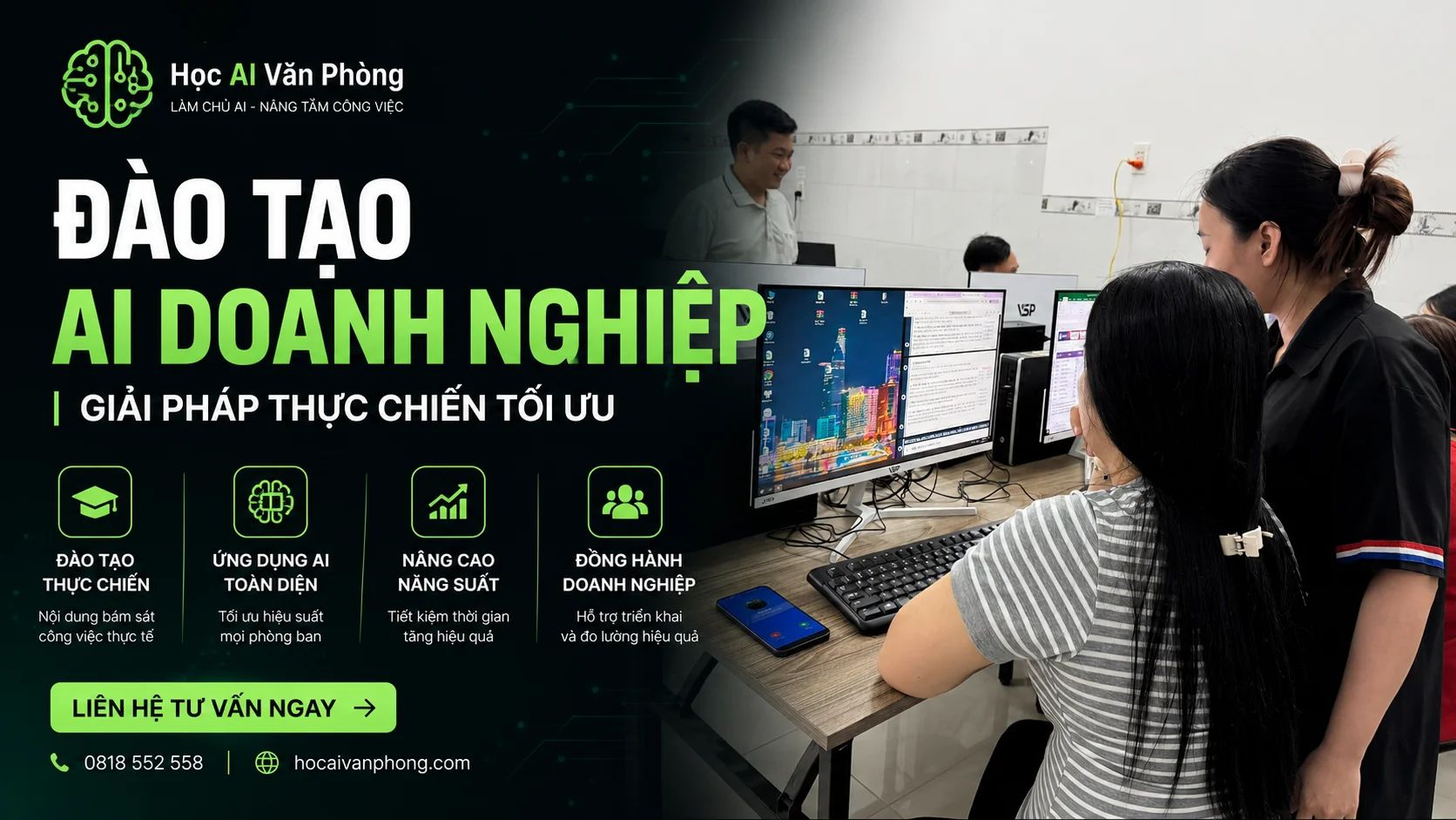 Đào Tạo AI Doanh Nghiệp | Giải Pháp Thực Chiến Tối Ưu