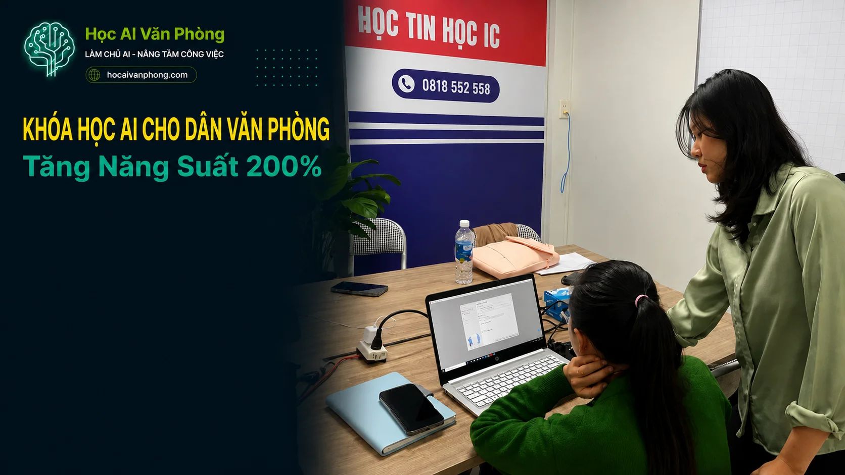 Khóa Học AI Cho Dân Văn Phòng: Tăng Năng Suất 200%