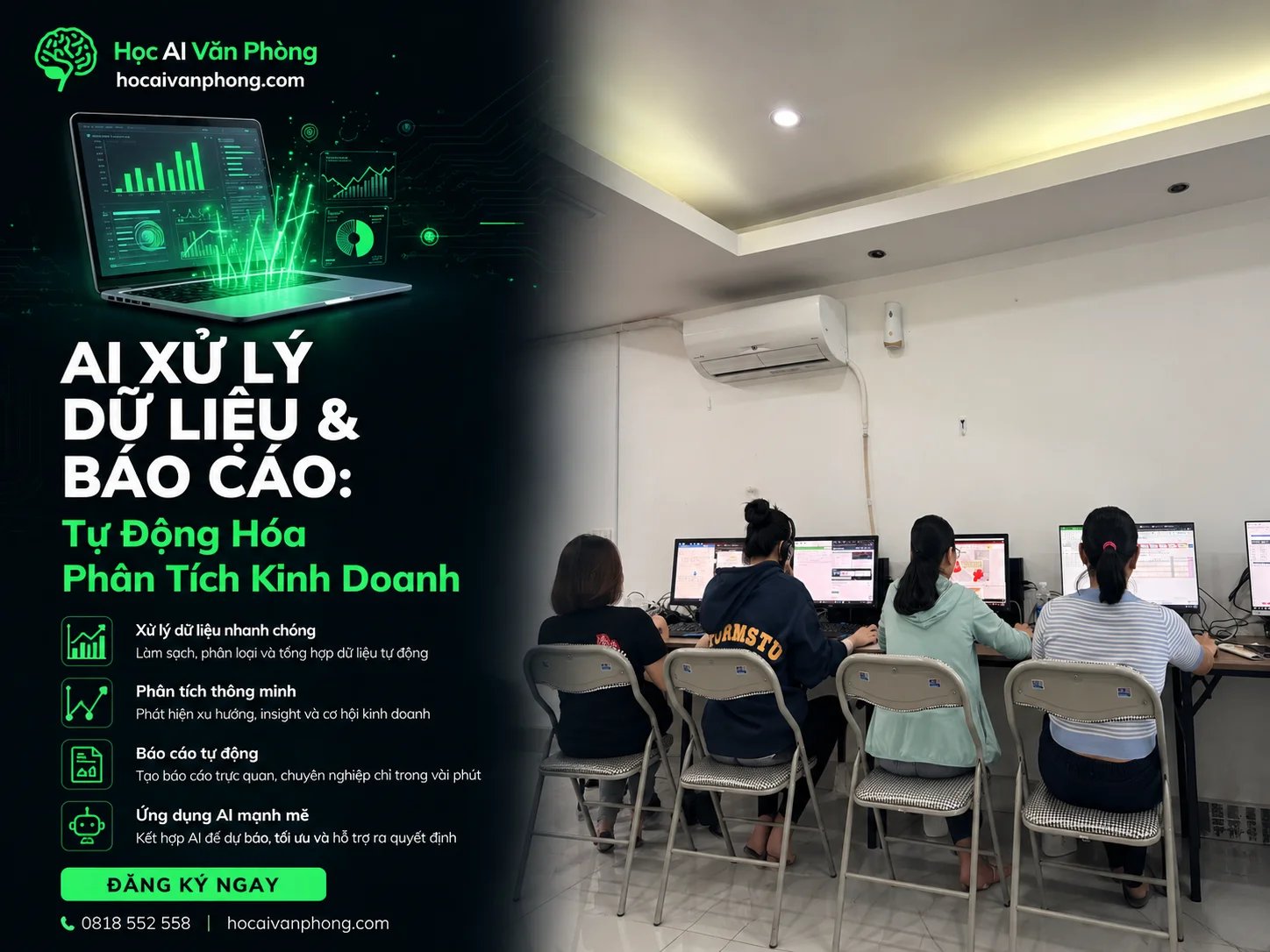 AI Xử Lý Dữ Liệu & Báo Cáo: Tự Động Hóa Phân Tích Kinh Doanh