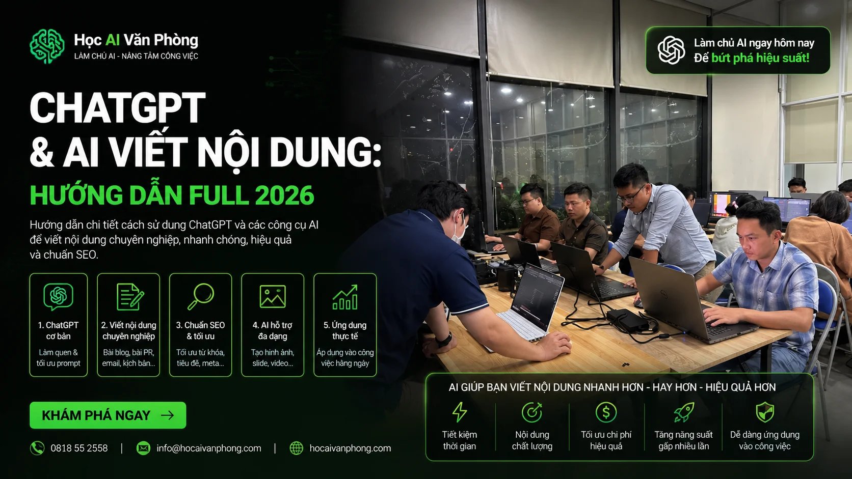 ChatGPT & AI Viết Nội Dung: Hướng Dẫn Full 2026