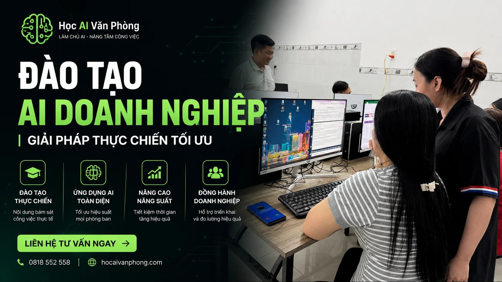 Đào Tạo AI Doanh Nghiệp | Giải Pháp Thực Chiến Tối Ưu