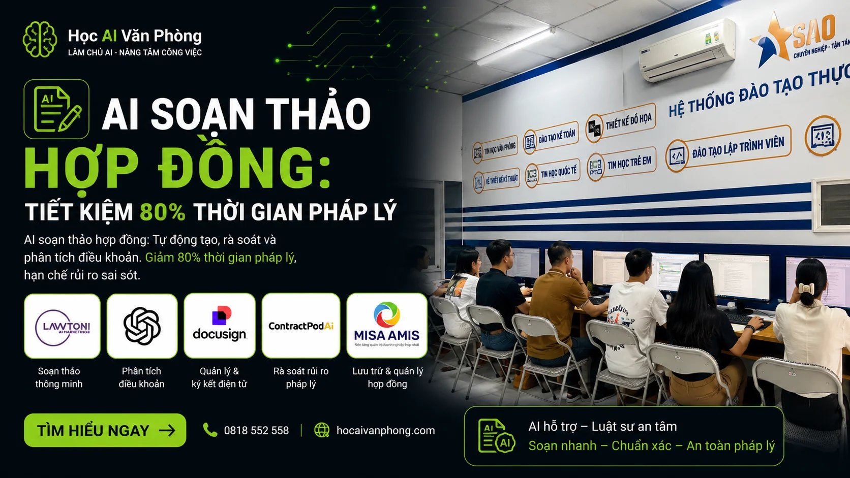 AI Soạn Thảo Hợp Đồng: Tiết Kiệm 80% Thời Gian Pháp Lý