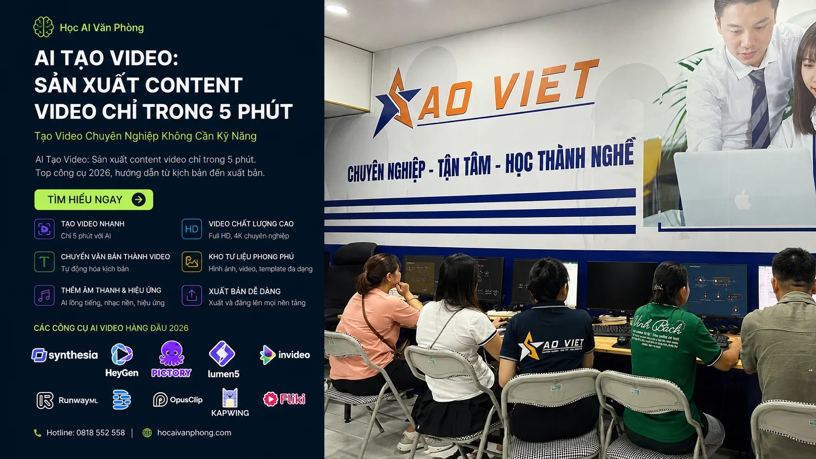 AI Tạo Video: Sản Xuất Content Video Chỉ Trong 5 Phút